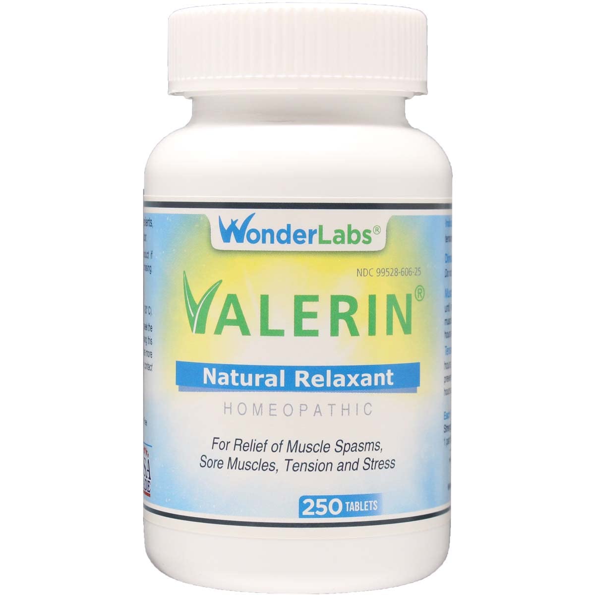 Wonder Laboratories Valerian Natural Relaxant for Tension Relief, Stress Relief, Leg Cramp Relief and Other Muscle Cramps Magnesium, Passion Flower, & Valerian Root Muscle Relaxant - (250ct) Wonder Laboratories Au supplements