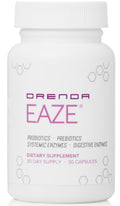 Orenda Eaze®: Gut Wellness Capsules | 6-in-1 Digestive Support with Probiotics, Endospores, Peptizyme-SP EN, Prebiotics, and Digestive Enzymes