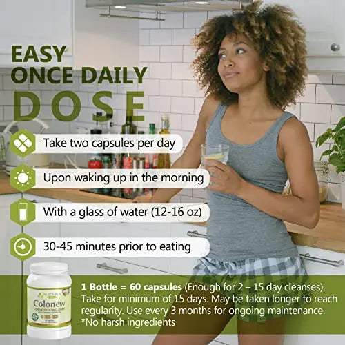 BioSource Labs Colonew Complete Colon Cleanse Natural Detox Supplement for Daily BioSource Labs Au supplements
