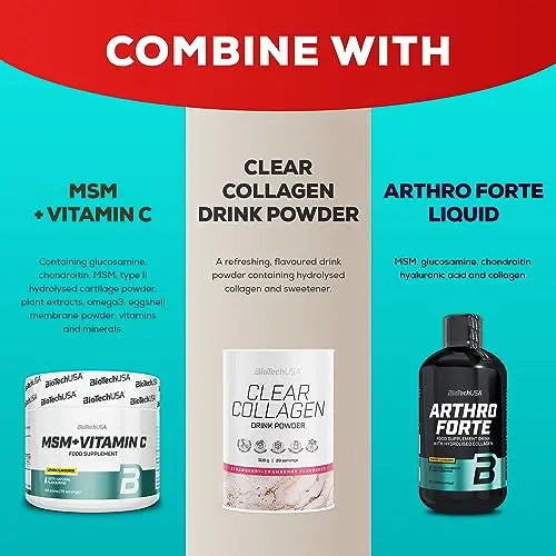 BioTechUSA Collagen Liquid, Flavored Dietary Supplement Drink with Collagen, Vitamins BioTechUSA Au supplements