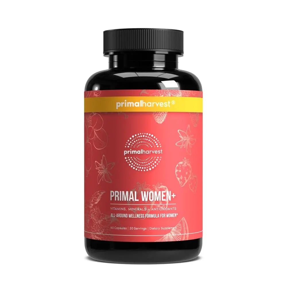 Primal Harvest Women+, Woman's Multivitamin Vitamin A, Vitamin C, Vitamin D and E, Vitamin B12, B6, Biotin Primal Harvest Au supplements