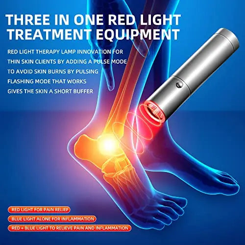 Infrared Light Therapy Wand for Powerful Infrared Light Therapy Red Light，grey-sdt-11 ApuroexRed Au supplements