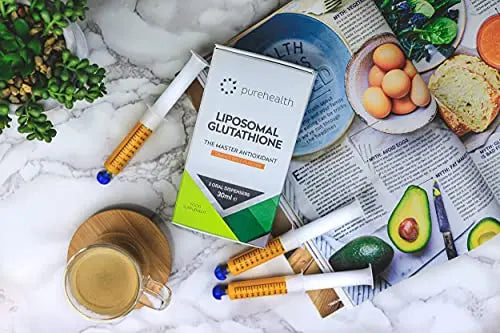 The Most Bioavailable Liposomal Glutathione on The Market Unique Patented Formula Pure Health Au supplements