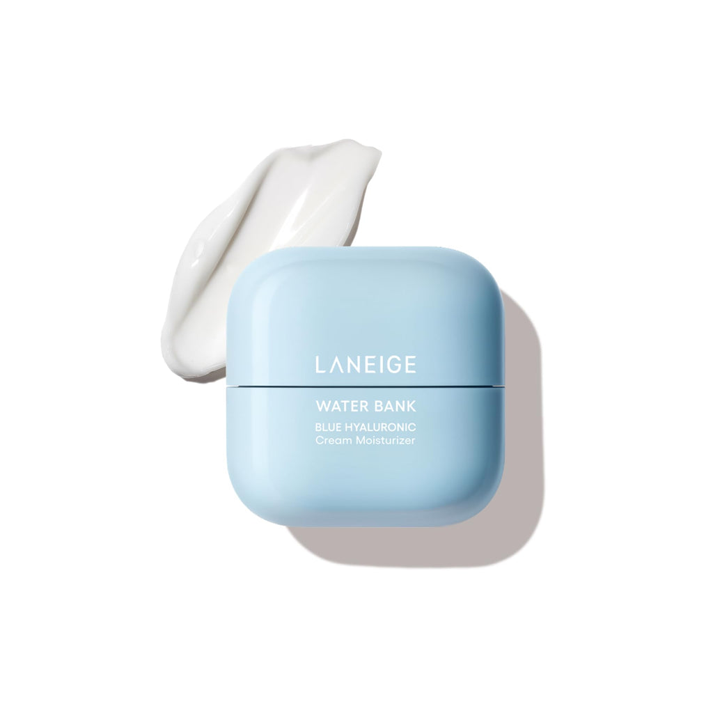 LANEIGE Water Bank Blue Hyaluronic Cream Moisturizer: Hydrating Korean Face Cream with Squalane & Ceramide