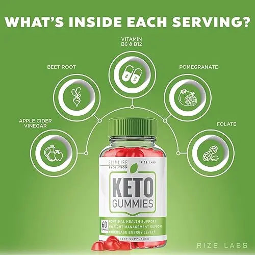 (2 Pack) SlimLife Keto Gummies, SlimLife Evolution Keto Gummies for Advanced Weight Loss rize labs Au supplements