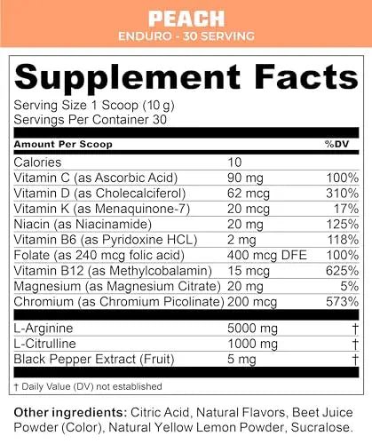 MTN OPS Enduro Nitric Oxide Supplement & Stim-Free Pre Workout - 30 Servings MTN OPS Au supplements