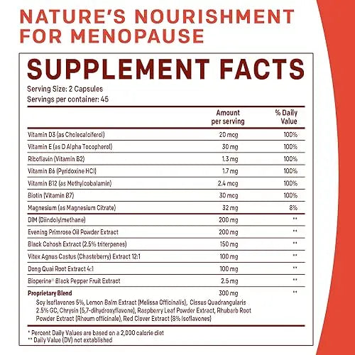 20-in-1 Menopause Supplements for Women - Dim Supplement Women - Estrogen Supplement PrimeMD Au supplements