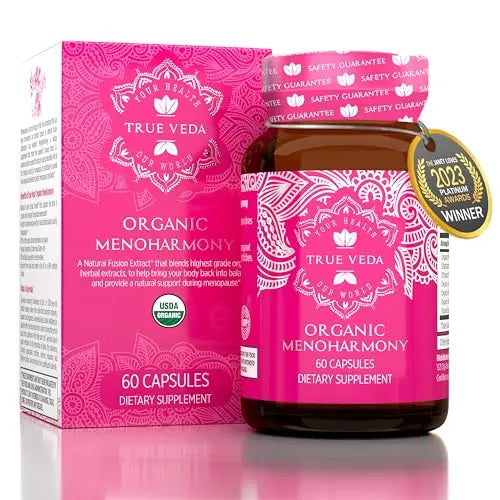 Menopause Supplements for Women - USDA Organic | Menopause Support | Female Hormone True Veda Au supplements