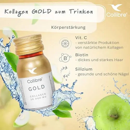 Collibre® Collagen Gold 10000mg 15 x 30ml Strong Liquid Drink Collibre Au supplements