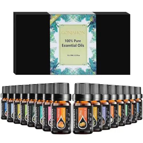 KMSCO Essential Oils Set -Top 16(0.33Fl Oz) Organic Plant Natural Fragrance Scents Blends Oil KMSCO Au supplements