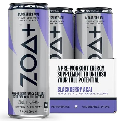 ZOA+ Pre-Workout Sugar Free Energy Drink, Orange Grapefruit - NSF Certified for Sport ZOA Au supplements