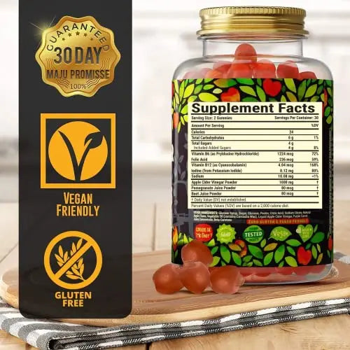 Apple Cider Vinegar Gummies with Mother - Weight Management & Detox - 2X Stronger Maju Superfoods Au supplements