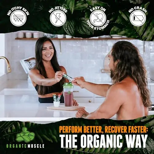 Organic Muscle Superfood Pre Workout Powder for Men & Women, Passionfruit Guava Organic Muscle Au supplements