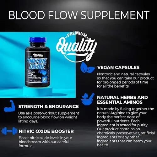 VitaHalal Nitric Oxide Supplement - Powerful Nitric Oxide Booster for Men to Support Blood VitaHalal Au supplements