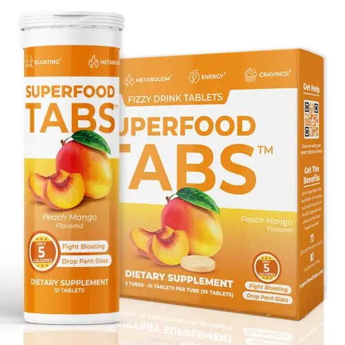 skinnytabs Superfood Tabs Detox Cleanse Drink - Fizzy Nutrition Supplement skinnytabs Au supplements