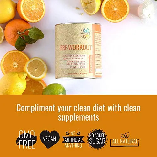 Propello Life Pre-Workout Drink Mix, West Coast Citrus, 450g Propello Life Au supplements
