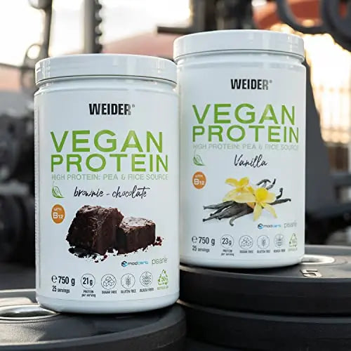 Weider Vegan Protein (750g) Vanilla Flavour. 23g Protein/dose, Pea Isolate (Pisane) & Rice Proteins Weider Au supplements