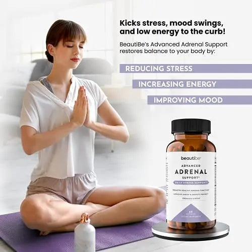 Adrenal Support for Women & Men – Cortisol Manager – Natural Stress Relief Supplement BeautiBe Au supplements