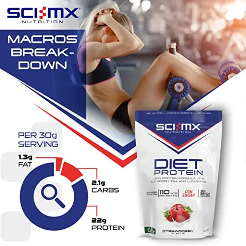 SCI-MX Diet Protein, High Protein, Low Sugar, Low Fat Lean Protein Formula Powder with Added CLA SCI-MX Au supplements