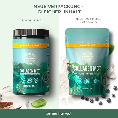 Collagen MCT by Primal Harvest - Powder Supplement with Type I and III Primal Harvest Au supplements