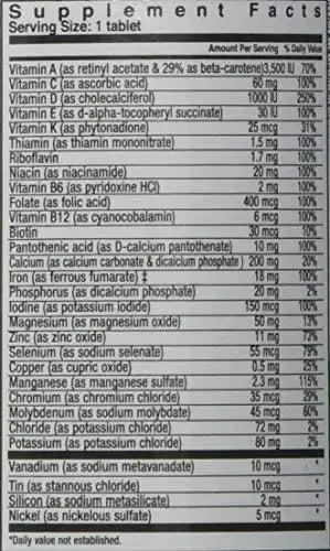 Windmill MILLTRIUM H/P Multi-VIT TAB 100 (061AM) Windmill Au supplements