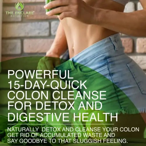 Colon Cleanse Fast-Acting Colon Cleanser Detox; Healthy Bowel Movement THE ENCLARE NUTRITION Au supplements