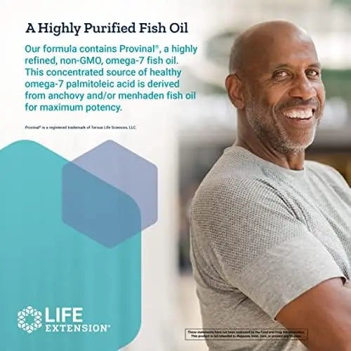 Provinal Purified Omega-7 - Daily Essential Omega 7 Fatty Acids Supplement, Palmitoleic Life Extension Au supplements