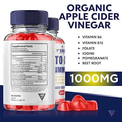 (2 Pack) 1st Choice Keto ACV Gummies, First Choice Gummies Advanced ACV - 1st Choice Fyvus Au supplements