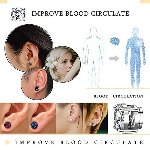 Ronglry Acupressure Slimming Earrings Therapy Weight Loss Earrings for Women Men Ronglry Au supplements
