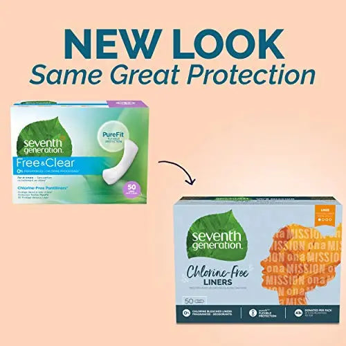 Seventh Generation Pantiliner Pads, Free & Clear, 50 Count Seventh Generation Au supplements