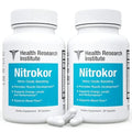 Nitrokor - Nitric Oxide Boosting - New Improved Formula - 2 Bottles 60 Capsules Generic Au supplements