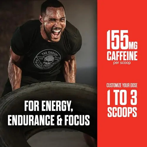 JNX SPORTS The Curse! Pre Workout Powder - Blue Raspberry 50 Servings | Preworkout JNX SPORTS Au supplements