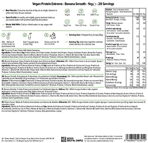 Protein Works - Vegan Protein Extreme | 29g Plant Based Protein | Added Vitamin Blend Protein Works Au supplements