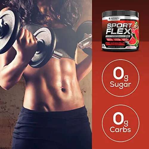 Pre Workout Powder with Beta Alanine, L-Citrulline & L-Arginine | PreWorkout Energy Powder Nature's Nutrition Au supplements