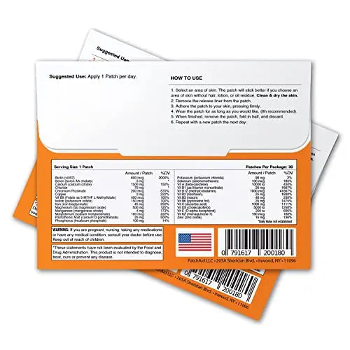 Multi Plus Topical Patch by PatchAid (White) - Pack of 1 Patch Aid Au supplements