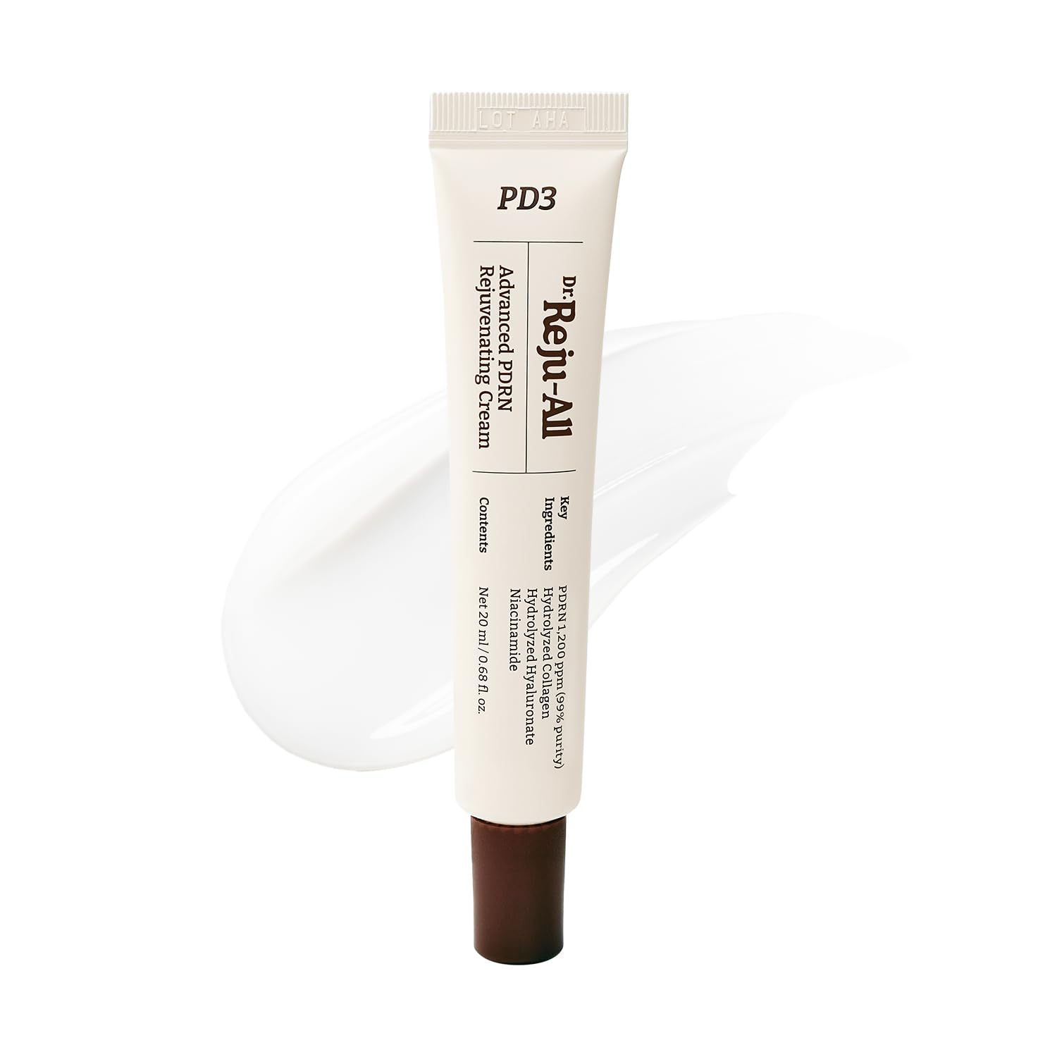 Dr. Reju-All PDRN Rejuvenating Cream – Rejuall PDRN Face Moisturizer – Optimal 1200ppm for Glass Skin & Plumping