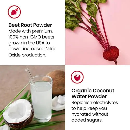 humanN SuperBeets Sport Pre Workout Powder – NSF Certified for Sport – Caffeine Free humanN Au supplements
