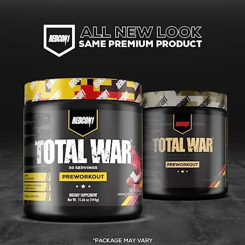 REDCON1 Total War Pre Workout Powder, Sour Gummy Bear - Fast Acting Caffeinated REDCON1 Au supplements