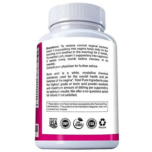 N'More Harmony 600MG Vaginal Suppositories Yeast Infection + 1 Suppository Applicator BV N'More Au supplements