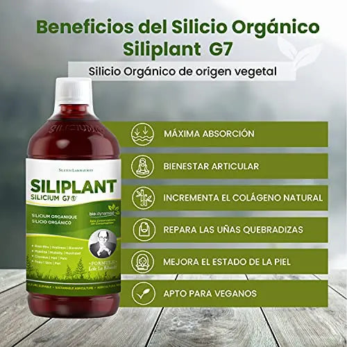 G7 Siliplant Improved Formula. Liquid Silica Supplement Collagen Booster, Strengthens Bones G7 Au supplements