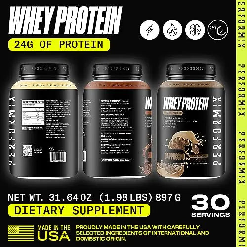 PERFORMIX - Whey Protein Isolate Blend - 24g of Protein - 5.4g of BCAAs - 110 Calories PERFORMIX Au supplements