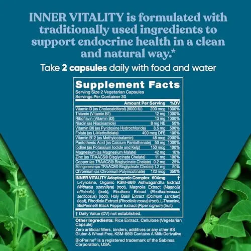 Eu Natural Vitality Cortisol Manager – Fight Fatigue, Feel Calm & Balanced – Healthy Cortisol Eu Natural Au supplements