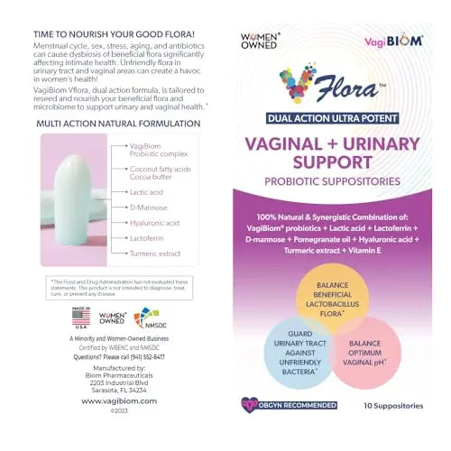 VagiBiom Dual Action Formula. Vaginal and Urinary Support to Balance Intimate Flora VagiBiom Au supplements