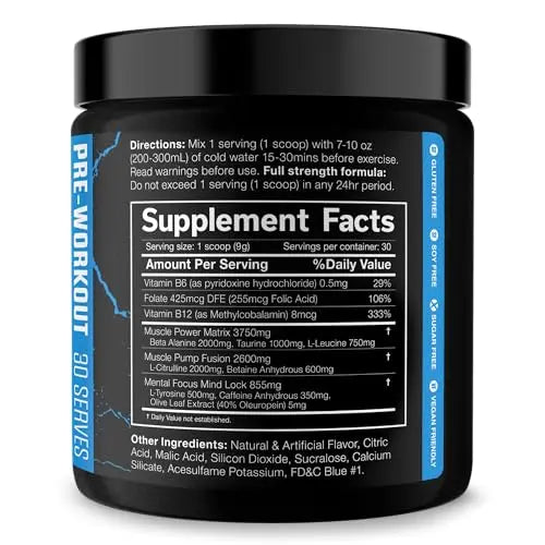JNX SPORTS The Shadow! 350mg of Caffeine Hard Core Preworkout -Electric Energy JNX SPORTS Au supplements