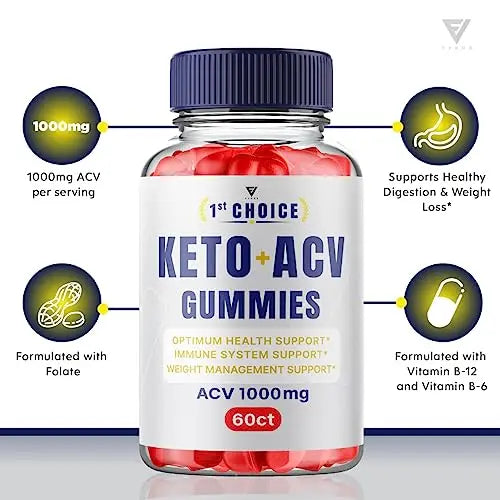 (2 Pack) 1st Choice Keto ACV Gummies, First Choice Gummies Advanced ACV - 1st Choice Fyvus Au supplements