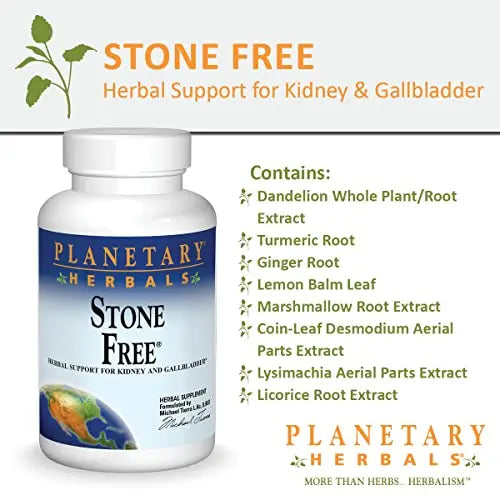 Planetary Herbals Stone Free Tablets, 90 Count Planetary Herbals Au supplements
