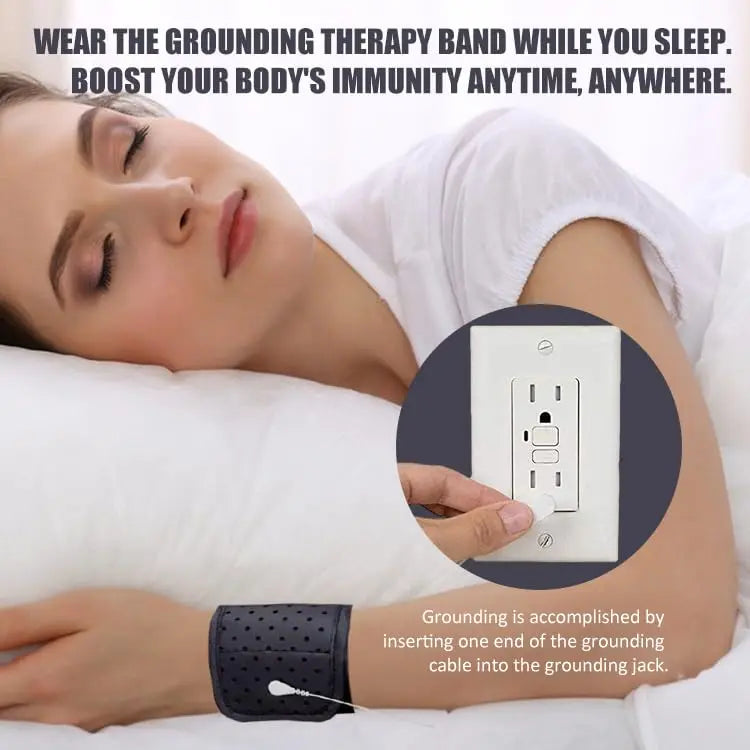 WAUZOBLE Grounding Wrist Strap, Ground Strap with 15 Ft Grounding Cord, Grounding Therapy Band WAUZOBLE Au supplements