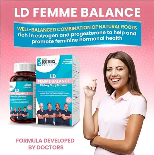Latin Doctors Femme Balance Supplement, Supports Hormone Balance, Menopausal & Premenopausal LATIN DOCTORS PHARMA Au supplements