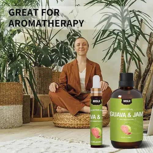 Essential Oils-MISIJI Guava & Jam Fragrance Essential Oils for Diffuser for Home 4FL.OZ Plus 0.33 MISIJI Au supplements